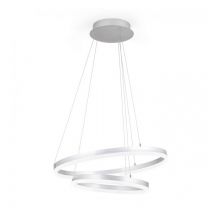 Float lampa wisząca 70W LED 3000K 230V srebrna mat/tytan